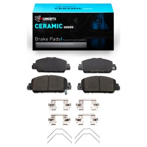 Honda Accord Brake Pads - Front - R1 Concepts - Ceramic - `13-`25